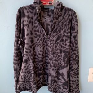 CuddlDuds animal print super comfy hoodie